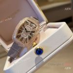 High Quality Replica Franck Muller 316 Stainless Steel Light brown Strap Different Colors Face Dial Different Colors Bezel Watch 30*40mm